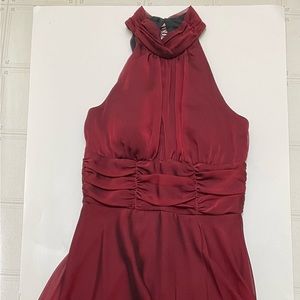 Connected appeal size 6 burgundy dress